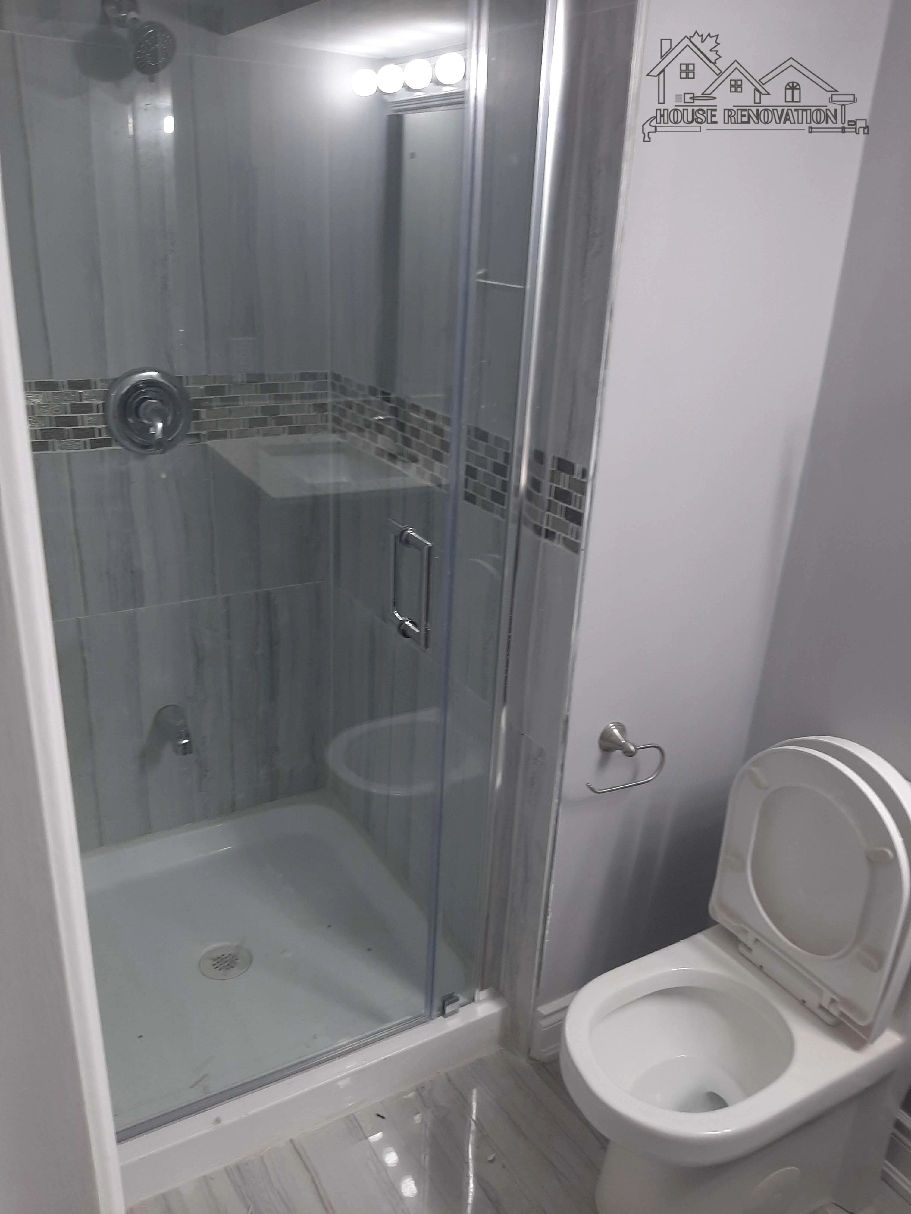 Washroom renovation design in Mississauga, ON